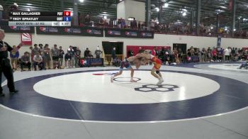 57 kg Quarters - Max Gallagher, Pennsylvania RTC vs Troy Spratley, Cowboy RTC