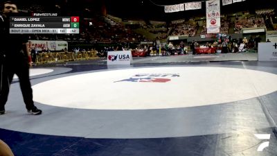 Open Men - 61 lbs Cons. Round 3 - Enrique Zavala, Alisal High School Wrestling vs Daniel Lopez, Mad Dawg Wrestling Club