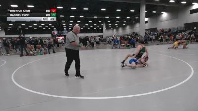106 lbs Cons. Sub-quarters - Dreyton Kren, Wisconsin vs Gabriel Ryzyi, Michigan