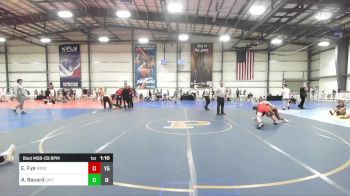 132 lbs Rr Rnd 3 - Ezra Fye, Wright Way Wrestling vs Aiden Bayard, Grit Mat Club Red