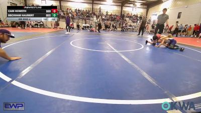 67 lbs Rr Rnd 4 - Cain Howeth, Barnsdall Youth Wrestling vs Beckham Haubert, Buck Pride Wrestling