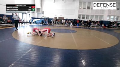 133 lbs Quarterfinal - Marcel Lopez, Southern Illinois vs Isaiah Cortez, Unrostered- Spartan Combat RTC