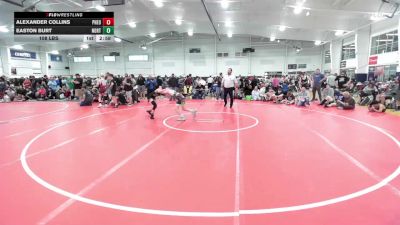 108 lbs Quarterfinal - Alexander Collins, Pheonix Wrestling Red-MS vs Easton Burt, Northern Elite-MS