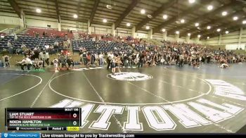 55 lbs Champ. Round 1 - Liam Stuart, Top Of The Rock Wrestling Club vs Nixon Hamilton, Evanston Elite Wrestling Club