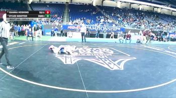 Girls-110 lbs Semifinal - Rylee Nidiffer, Riverview Gabriel Richard (Girls) vs Gianna Hoskins, Yale (Girls)