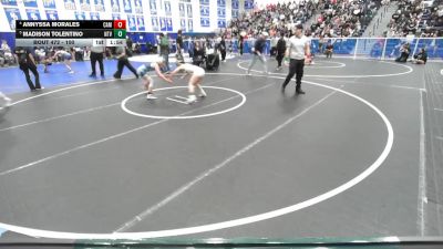 100 lbs Quarterfinal - Madison Tolentino, Northview vs Annyssa Morales, Camarillo