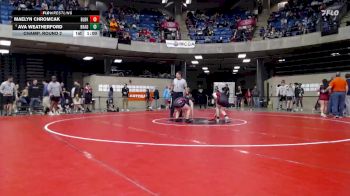 135 lbs Champ. Round 2 - Ava Weatherford, Unattached vs Maelyn Chromcak, Bolingbrook