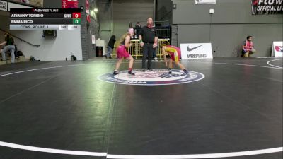 Intermediate Girls - 113 lbs Semis - Zoey Swartz, Ceres Pups Wrestling Club vs Alice Cullen, Cougar Youth Wrestling
