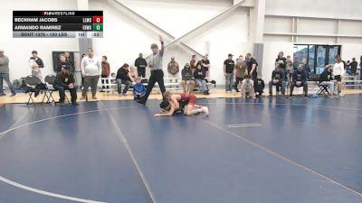 100 lbs Cons. Rd Of 16 - Beckham Jacobs, Lander Legacy Wrestling Club vs Armando Ramirez, Fighting Squirrels Wrestling Club