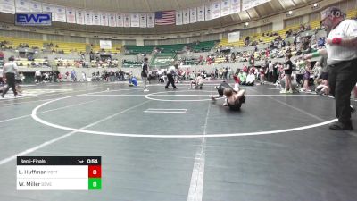 80 lbs Semifinal - Liam Huffman, Pottsville Apache Youth Wrestling vs Wyatt Miller, Dover Youth Wrestling Club