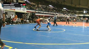 132 lbs Quarters & Wb (16 Team) - Dominick Uribes, Tabb vs Alexander Panos, Deep Run