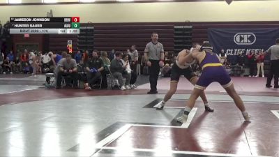 175 lbs Cons. Round 2 - Jameson Johnson, Denver vs Hunter Sauer, Alburnett