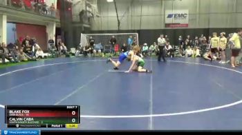 120 lbs Round 3 (6 Team) - Blake Fox, Iowa Black vs Calvin Caba, South Dakota Blizzard