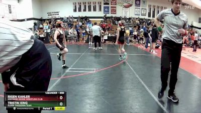 85B Round 2 - Tristin King, Eldon Takedown Team vs Rigen Kahler, Southern Boone Wrestling Club