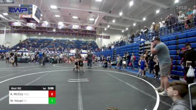 49 lbs Round Of 32 - Asher McCoy, Tecumseh Youth Wrestling vs Wayne Houpt, Carl Albert