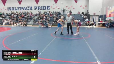 113 lbs Quarterfinal - Damian Hernandez, W. F. West vs Rylan Calica, Rochester