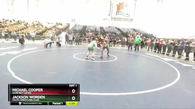 136 lbs Champ. Round 1 - Jackson Worden, Celtic Wrestling Club vs Michael Cooper, Club Not Listed