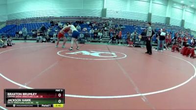 195 lbs Finals (2 Team) - Braxton Brumley, Center Grove Wrestling Club vs Jackson Hawk, Delta Wrestling Club Inc.