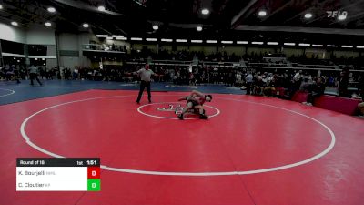 160 lbs Round Of 16 - Khalil Bourjelli, New Milford vs Colby Cloutier, King Philip