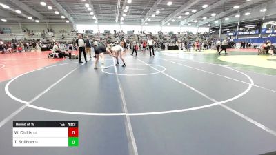 160 lbs Round Of 16 - William Childs, GA vs Tripp Sullivan, NC