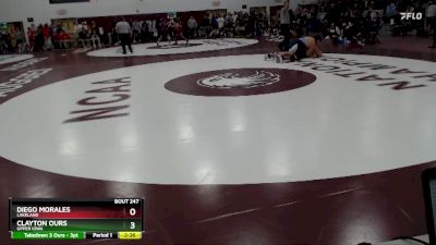 285 lbs Cons. Round 4 - Diego Morales, Lakeland vs Clayton Ours, Upper Iowa