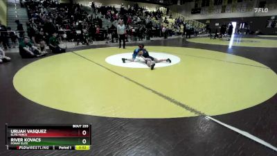 71 lbs 5th Place Match - Urijah Vasquez, Elite Force vs River Kovacs, Poway Elite