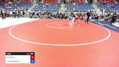 113 lbs Cons 32 #2 - Kiyan Simon, AL vs Mason Brayfield, MO