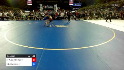 106 lbs Cons 16 #1 - William Bainbridge, MN vs Kellen Downing, MT