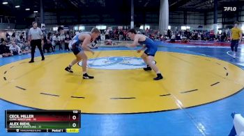 150 lbs Round 1 (3 Team) - Alex Riehl, SEAHAWKS WRESTLING vs Cecil Miller, CLINIC WRESTLING