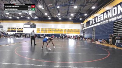 130 lbs Consy 2 - Ja'Myah Skinner, Valley HS vs Maizy Mikeska, Derry Area