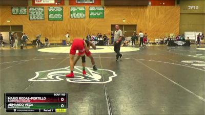 165 lbs Cons. Semi - Armando Vega, Bakersfield College vs Mario Rodas-Portillo, Bakersfield College