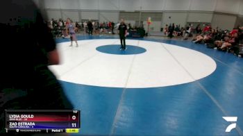 122 lbs Placement Matches (16 Team) - Lyndyn Gibbs, Ohio Blue vs Cruz Costilla, South Carolina