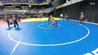 5A 100 lbs Cons. Round 2 - Lila Breedlove, Borger vs Darlah Louis-Charles, Killeen Ellison