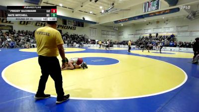 129 lbs Round Of 32 - Freddy Bachmann, Faith Christian (PA) vs Nate Mitchell, Del Oro