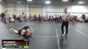 120 lbs Round 2 (4 Team) - Micah Engelman, Mat Assassins Black vs Cooper Schlaegel, Terps Xtreme