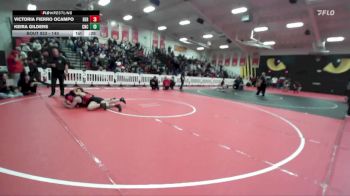140 lbs Cons. Round 3 - Keira Gilders, Centennial Corona vs Victoria Fierro Ocampo, Berkeley