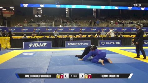 Thomas Ballentine vs James Eldridge Wellons III 2026 Pan Jiu Jitsu IBJJF Championship
