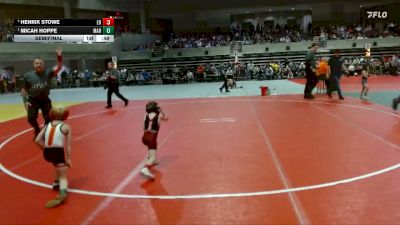 45 lbs Semifinal - Micah Hoppe, Marshall vs Henrik Stowe, Elk River