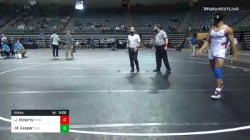 184 lbs 5th Place - Jaden Roberts, Rowan vs Michael Gasper, Clackamas