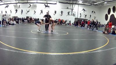 117 B 5th Place Match - Addy Crane, John Carol University vs Paola Villarruel, Manchester University