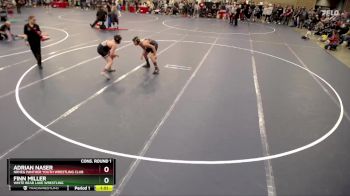 136 lbs Cons. Round 1 - Adrian Naser, NRHEG Panther Youth Wrestling Club vs Finn Miller, White Bear Lake Wrestling
