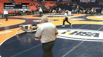2A 157 lbs Champ. Round 1 - Bryce Bryant, Springfield (H.S.) vs Grady Hull, Geneseo