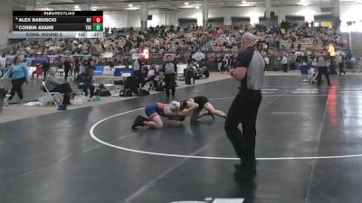 A 157 lbs Cons. Round 2 - Corbin Avans, Tullahoma High School vs Alex Babuscio, Montgomery Central High School