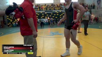 157 lbs Cons. Round 4 - Kyle Austin, BRUNSWICK vs Tyler Pugh, CANTON SOUTH