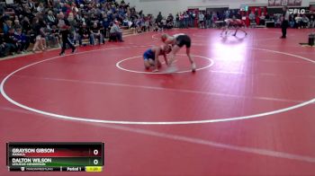 139 lbs Quarterfinal - Dalton Wilson, LeSueur-Henderson vs Grayson Gibson, MAHACA