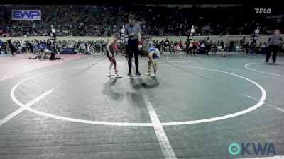 61 lbs Quarterfinal - Jett Hinz, Weatherford Youth Wrestling vs Damen Macias, Berryhill Wrestling Club