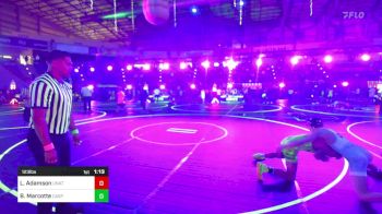 123 lbs Round Of 32 - Logan Adamson, Unattached vs Braxton Marcotte, Casper WC