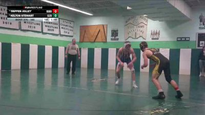 165 lbs Quarterfinal - Kelton Stewart, Glenrock vs Triffen Jolley, Rocky Mountain