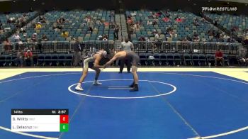 141 lbs Quarterfinal - Grant Willits, Oregon State vs Lorenzo Delacruz, California Baptist University