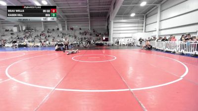 100 lbs Rr Rnd 1 - Beau Wells, Buffalo Valley Wrestling Club EL Black vs Kasen Hill, Broad Axe White